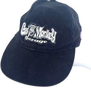 Gas Monkey Garage & Car Quest Black Baseball Cap green under brim Adjustable